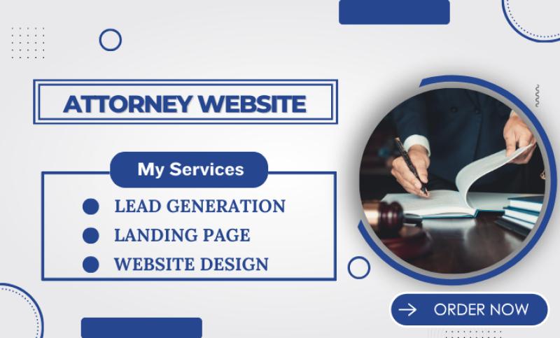 I will create a professional website for your law firm, attorney services, and notary needs
