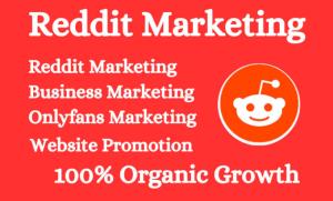 I Will Do Reddit Promotion to Market Business, Website, and Ecommerce; Viral Reddit Ads