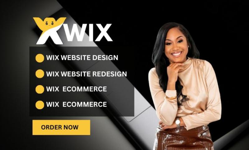 Design and Redesign Wix Website including eCommerce Website
