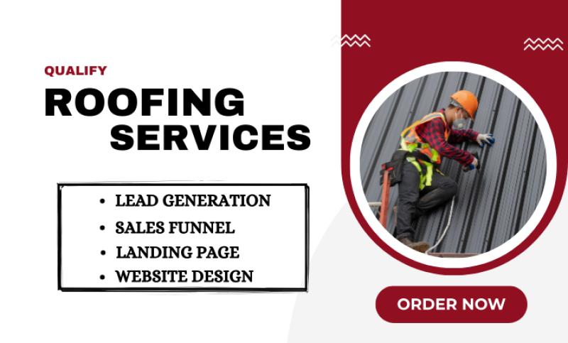 I will build and design professional websites for roofing, construction, handyman, and carpentry businesses