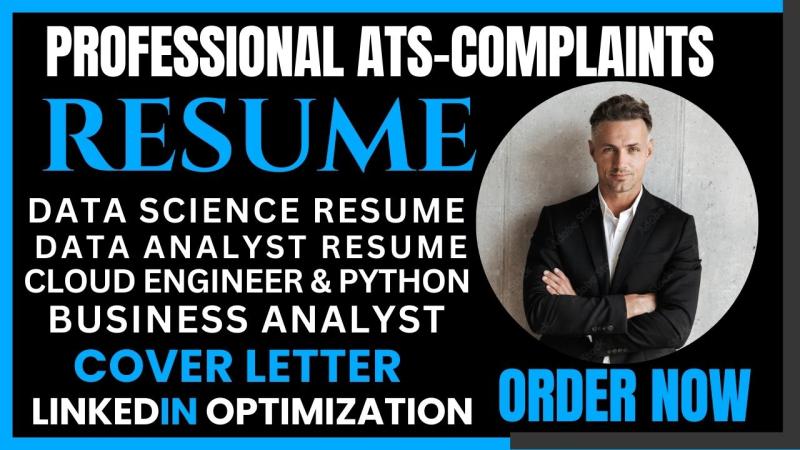 I will write data science resume data analyst cloud engineer python and resume writing