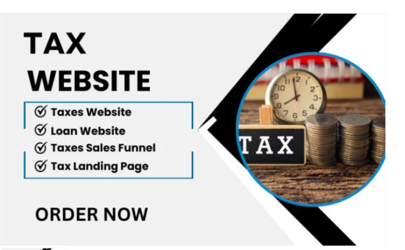 Professional Website Design Services for Tax, Loan, Accounting, Finance, Credit Repair, and Notary Businesses