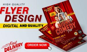Design High Quality Flyer, Business Card or Banner