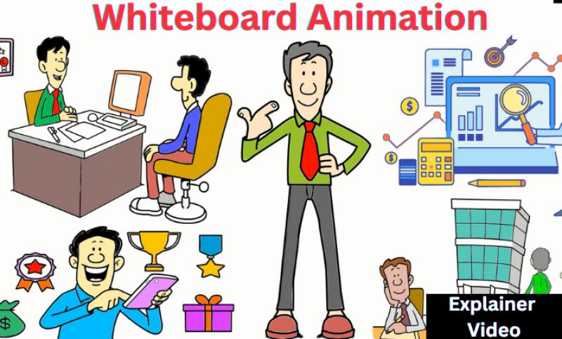 I will create an eye catching whiteboard animation Video