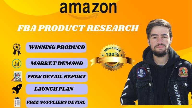 I will amazon product research for amazon fba private label