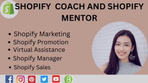 I will coach and mentor you on shopify that lead to shopify sales