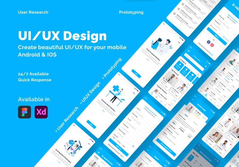 Design Professional UI UX of Your Mobile App