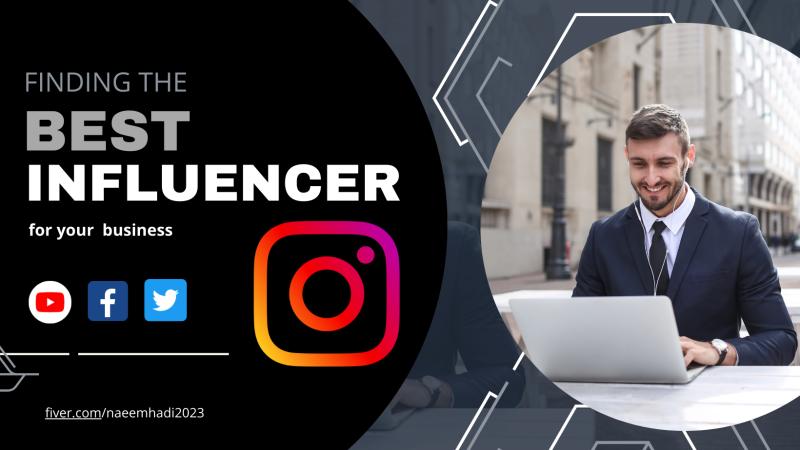 I will find best instagram influencer, research, marketing and list