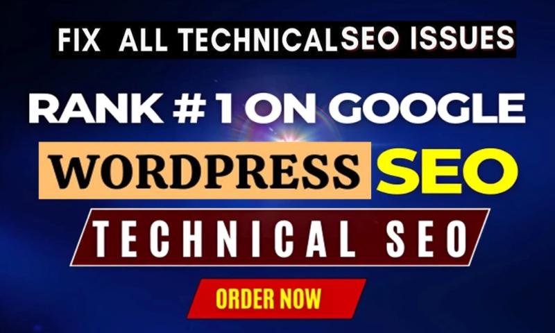 I will do web WordPress technical SEO and fix all the critical website errors service