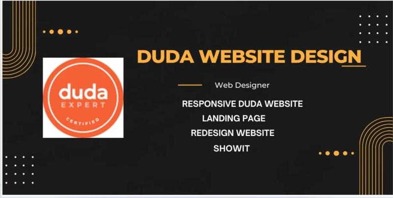 I will provide professional website design using Duda, Zyro, Weebly, Showit, and Pixpa