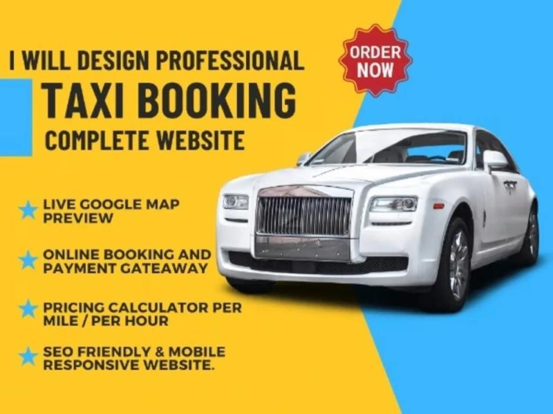 I will develop taxi booking app taxi booking wordpress website