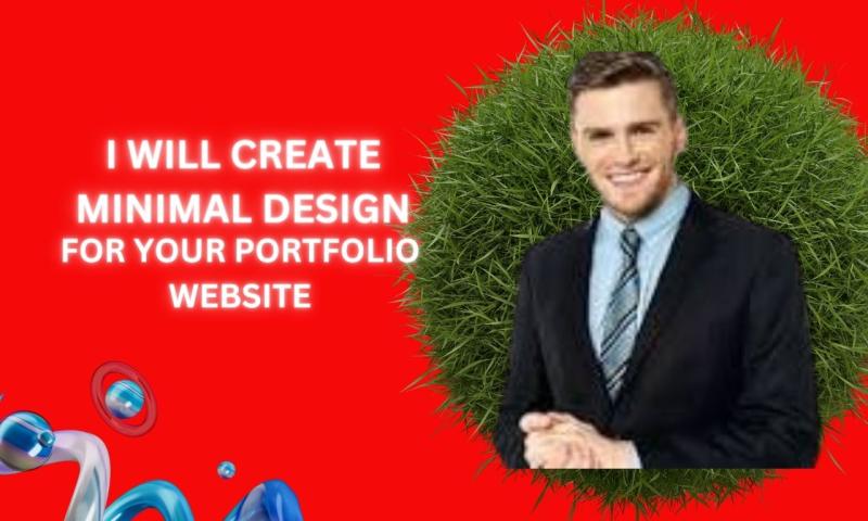 I will create a minimalist design for your business website