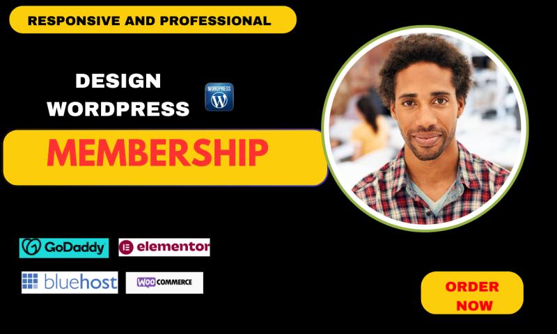 I will create a wordpress membership site with subscription plans and payment gateway