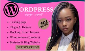 I will create stunning website design on WordPress