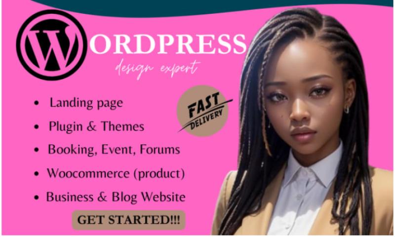 I will create stunning website design on WordPress
