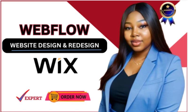 I will do webflow website design, create webflow ecommerce store, figma to webflow