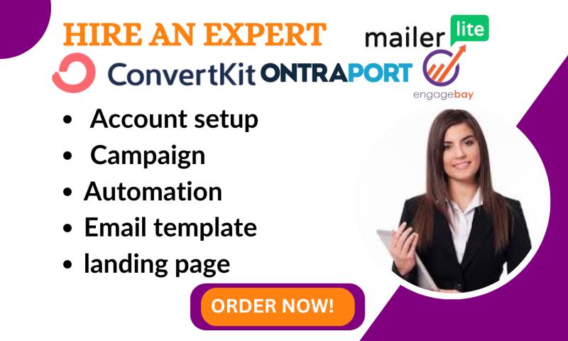 setup ontraport mailerlite converkit engagebay automation drip campaign setup ontraport mailerlite converkit engagebay automation drip campaign