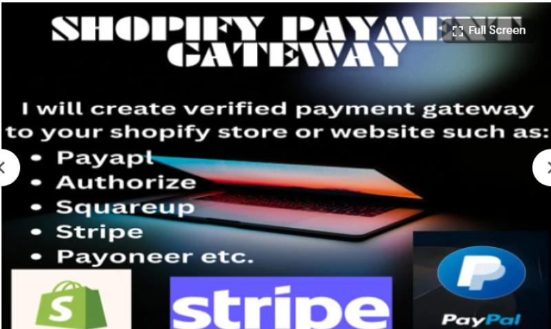 I will integrate any payment gateway into your Shopify store