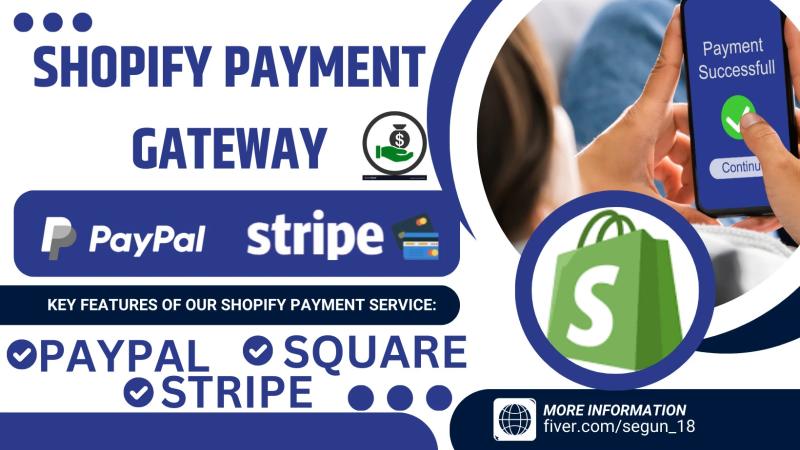 I will integrate PayPal, Stripe, and Square payment gateway in your eCommerce website