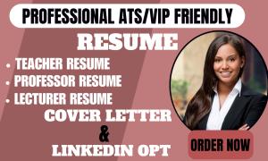 Teacher Resume