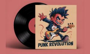 I will design custom cartoon album cover or single cover art