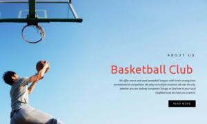 I will design football, basketball and soccer academy website