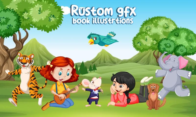 I Will Design Children Story Book Illustrations