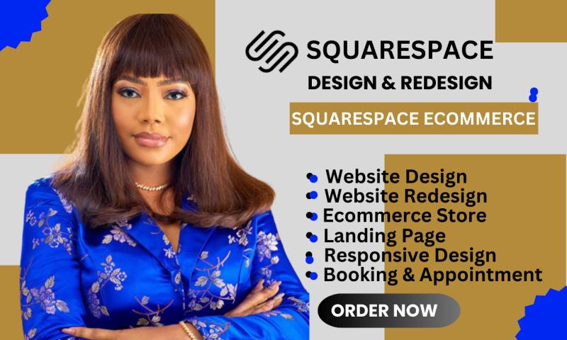 I will Squarespace Website Design, Squarespace Website Redesign, Squarespace Design
