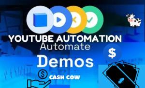 I will create youtube automation, cash cow videos, faceless videos