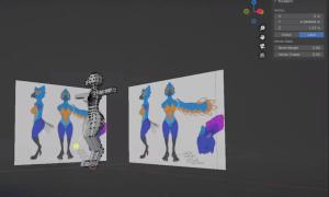 I will create quest compatible 3d vrchat avatar, 3d furry model, fursona model for VR