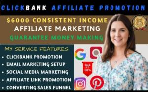 I WILL CLICKBANK AFFILIATE MARKETING SALES FUNNEL, CLICKBANK AFFILIATE LINK PROMOTION