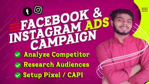 I will be your facebook meta ads campaign, best fb ads specialist manager for ROI