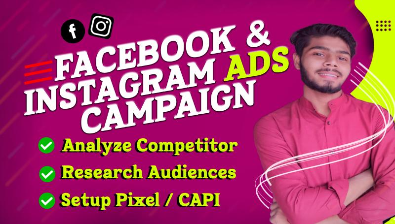 I will be your facebook meta ads campaign, best fb ads specialist manager for ROI