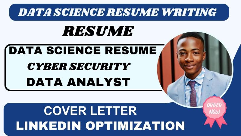 I will write data science resume, data analyst, cyber security, data scientist resume