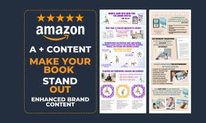 I will design a plus content for amazon KDP book