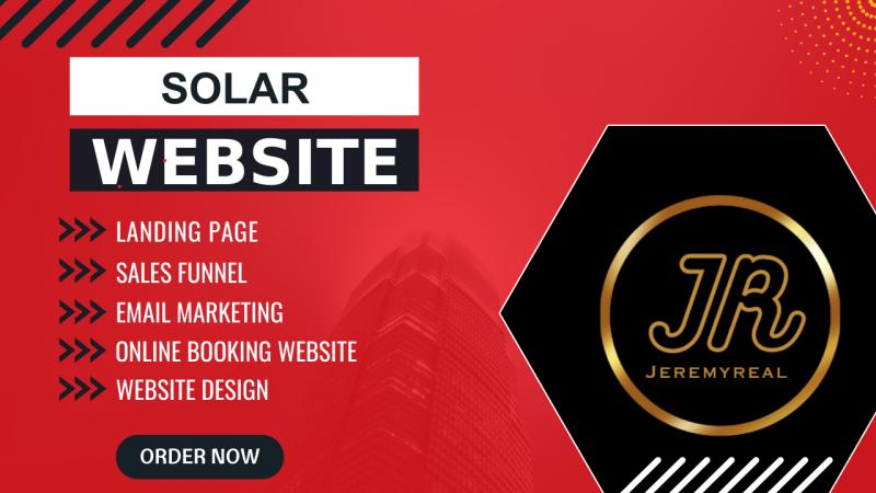 I will design a wordpress solar website and generate solar leads