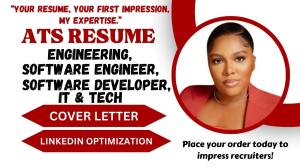 I Will Write Professional Engineering Resume, Software, Tech, IT, FAANG Resume