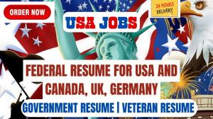 I will write federal usajobs resume, military, ksa response for veteran and government