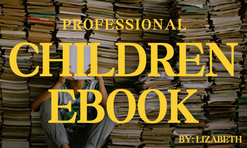 I will do children ebook formatting, paperback, hardcover, and fiction ghostwriting