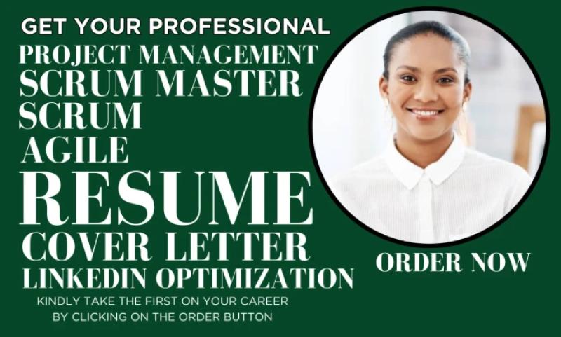 I will craft a professional scrum master resume, scrum master and resume writing