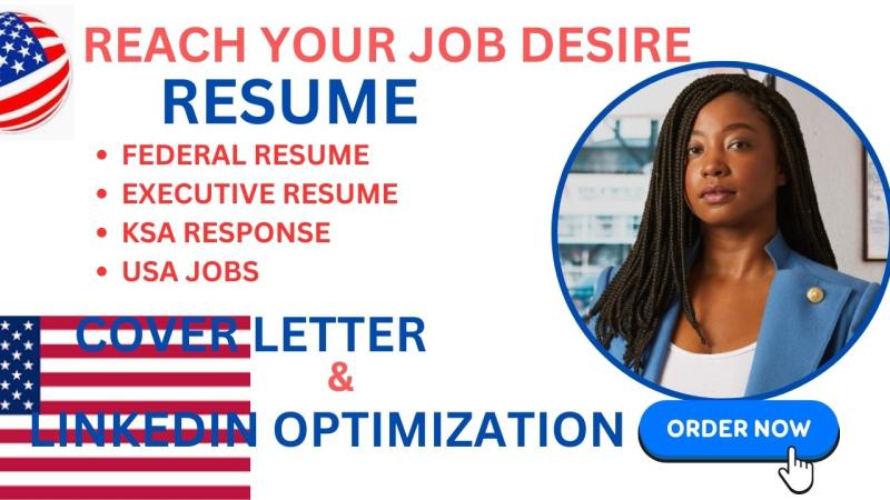 I will write a Federal Resume, Executive Resume, and Government Resume – Resume Writing