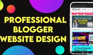 I will create, design and redesign wordpress blog website for your business