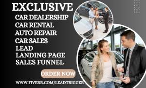 Generate Car Dealership Auto Sales Car Rentals Cars Vehicle Repair Lead