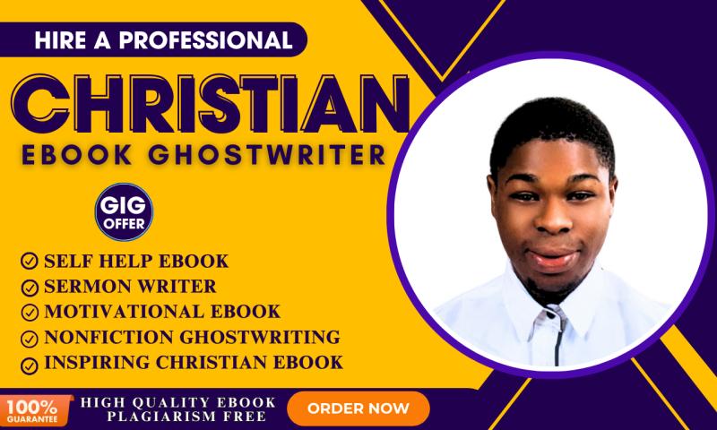 I will be your professional ebook writer, christians, children illustration