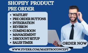 Design Shopify Store Product Pre Order Appikon Notify Alpha PQ Pre Order Globo