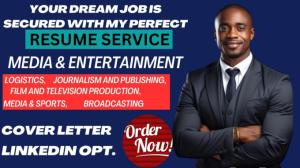 I will craft a media and entertainment ATS optimized resume, cover letter, and LinkedIn profile