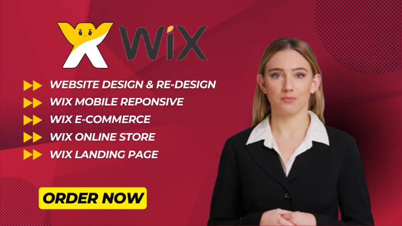 I will build wix website design, wix landing page, wix website development redesign
