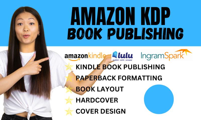 I will do Amazon KDP book publishing, Amazon Kindle book promotion, KDP book formatting