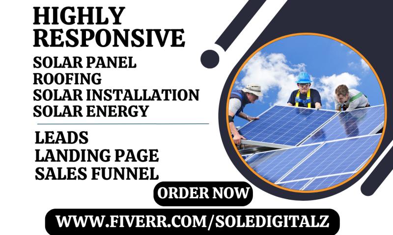 I will generate solar panel solar installation repair solar energy system roofing leads