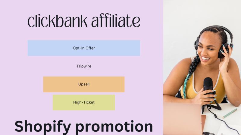 i will do clickbank affiliate marketing sales funnel, affiliate website link promotion
